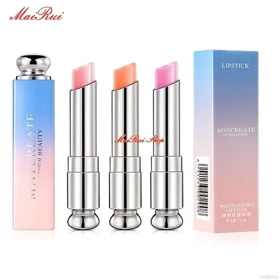【Ready Stock】Batom Hidratante com Mudança por Temperatura / Batom à Prova d’Água e de Longa Duração