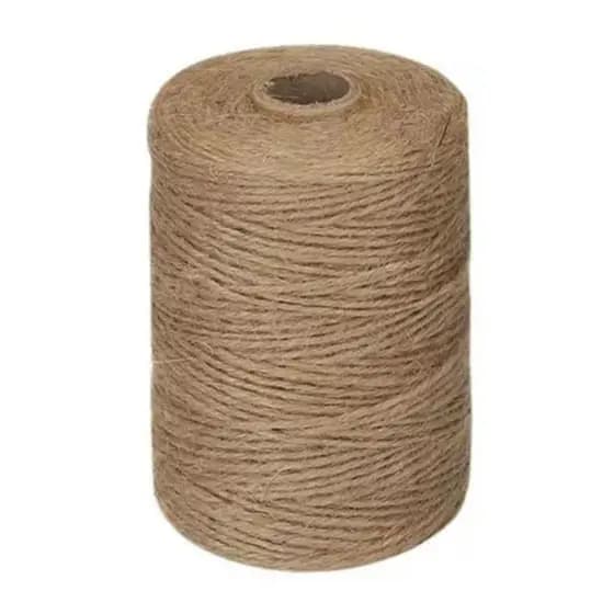 1 Rolo Fio Cordão Barbante Rami Juta 2 Mm 200 Gr 100 Metros Lembrancinha Artesanato