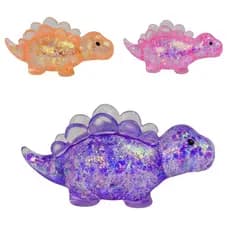 Dinossauro Squishy Antiestresse Fidget Toy Glitter Brinquedo Sensorial Relaxante Ansiedade Infantil Adulto Satisfatório
