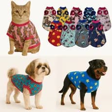 Roupa para cachorro Roupas para Cachorro Roupinha Pet Gato Gatas Gatos Inverno Frio Soft (Quentinha)