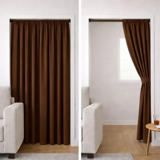 Cortina para Porta Cortina de Porta De Quarto Sala Cozinha Cortina Separador de Ambiente Corredor