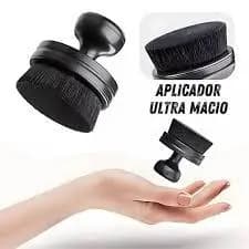 Aplicador de pneu pretinho pincel soft baba de camelo