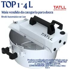 Panela Mexer Doces Brigadeiros De Festa Recheios Automática 4 L Sistema Excellence Power 3 Velocidades de Rotação