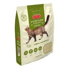 Areia 4Kg Biodegradável Kadi Grãos Finos para Gatos