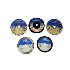 Kit Jogo 5 Mini Disco 3" Polegadas 75mm Corte Desbaste Limpeza Polir