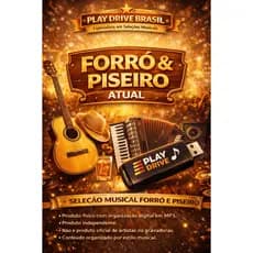 Usb Multimídia Personalizado - Forró & Piseiro | Organização Digital em MP3