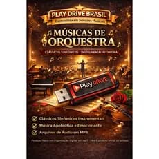 🎻✨ Orquestra -  Play Drive Físico USB – ✨🎻