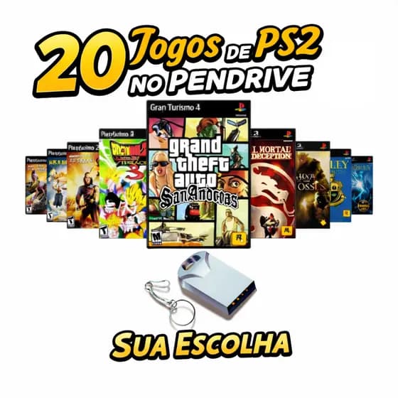20 JOGOS DE PS2 OPL DA SUA ESCOLHA