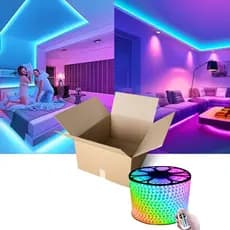 Mangueira Fita Led RGB Colorido de 1 a 25 Metros para Casa e Decoração