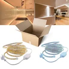 1 a 10 Metros Mangueira Fita de Led 5050 Com Conector Branco Frio ou Branco Quente 110V ou 220v