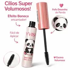 Máscara para Cílios Efeito No Panda Yalami Rímel / Volumão Longa Duração