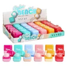 Kit 6 Hidratante Labial  Lip Balm Beach Vivai - Hidratação Intensa