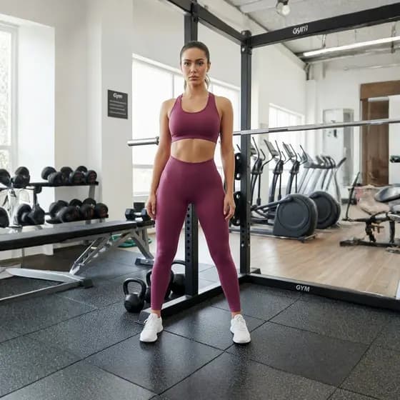 Calça Legging Selene Sem Costura Poliamida Academia Fitness