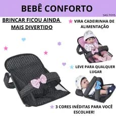Bebê Conforto Para Bonecas Veneza Baby Menina Sag Toys