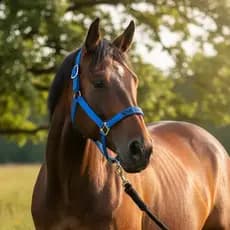 Cabresto PERSONALIZADO  para Cavalos, Éguas e Equinos de Fita Inglês Luxo Varias Cores!!
