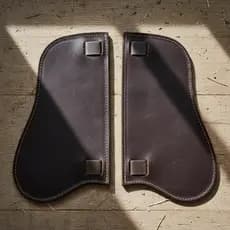 Paralama de Couro Liso Bronc-steel para Selas Arreios Varias Cores -- OFERTA ESPECIAL!! --