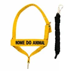 Kit Cabresto PERSONALIZADO para Cabritos, Bodes e Carneiros + Cabo de 4Mts -- OFERTA ESPECIAL!! --