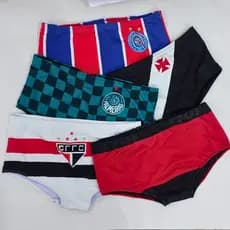 Sunga Time Forrada Masculina com Regulagem Personalizada Time Brasileiro Verão SUNGA ADULTO