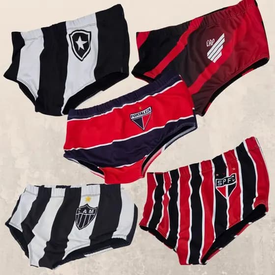 Sunga Masculina Adulto Com Regulagem Tamanho GG Time Brasileirão Verão SUNGA ADULTO