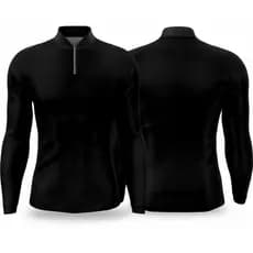 CAMISA CAMISETA BLUSA LISA COM ZIPER GOLA PADRE 3 CORES DISPONIVEL