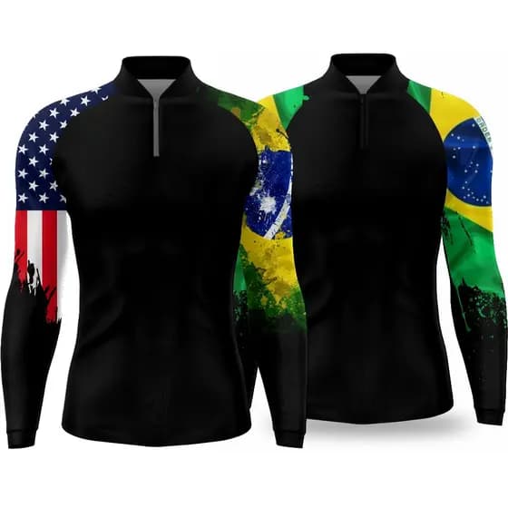 KIT 2 Camisa De Pesca Com Proteçao UV