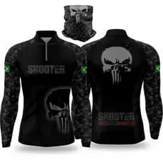 KIT CAMISA + BANDANA SHOOTER TIRO COM PROTEÇÃO UV