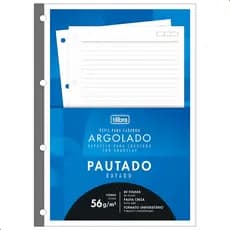Refil Caderno Argolado Tiliflex Tilibra 80 Folhas 4 Furos 56g Universitário
