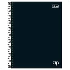 Caderno Espiral 20 Matérias Tilibra Zip Preto 320 Folhas Capa Dura Universitário Resistente Ofertas