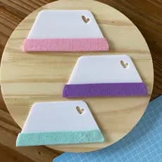 (6 / 14cm) - Espátula com Feltro para aplicação / vinil adesivo / papeis/ KIT OU UNIDADE A ESCOLHER