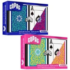 BARALHO NEOTERIC 1546 COPAG 110 CARTAS NAIPE GRANDE PLÁSTICO PREMIUM PROVA D'ÁGUA ESTOJO DUPLO DECK