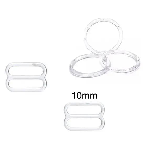 Regulador e Argola 10mm (1000 Pares) plástico transparente fermoplast