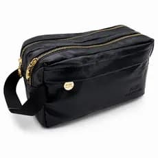 Necessaire Feminina Grande PU Impermeável Organizador Maquiagem Bolsa Cosméticos Viagem