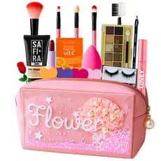 Kit De Maquiagem Bolsa Viagem Para Presente Namorada Top Lindo
