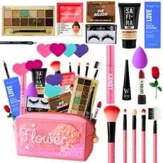 Maleta De Maquiagem Completa Bolsa Linda Presente Namorada Qualidade