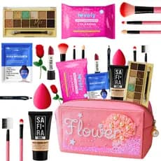 Kit Maquiagem Completa Profissional Presente Dia Melhores Paleta Sombra