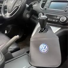 Lixeira VOLK  Automotiva Porta Lixo Couro Reforçado Universal de Alta Qualidade Rustica PROMOÇÃO