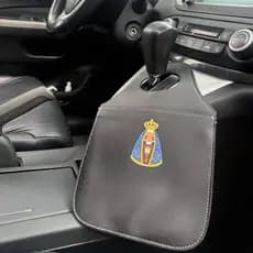 Lixinho Para Carro Personalizado ORGANIZADOR Fé, Crucifixo, Nossa Senhora Automotivo Universal