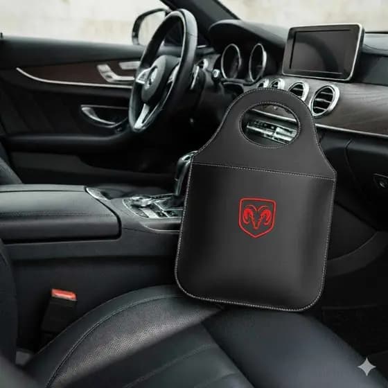 Lixeira Automotiva Porta Lixo Couro Reforçado Universal de Alta Qualidade Rustica. ENVIO RAPIDO