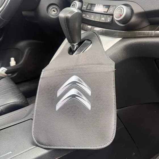 Nova Lixeira CITROEN Automotiva Porta Lixo Couro Reforçado Universal de Alta Qualidade Rustica.