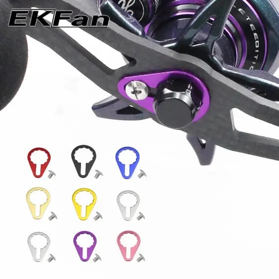 EKfan para Carretilha de Pesca de Arremesso Daiwa Shimano Abu Gota de Água Carretel Espaçador de Parafuso