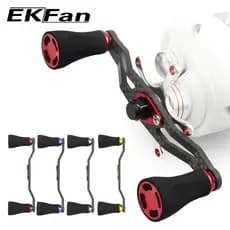 Ekfan 105mm Carbon fiber Fishing Reel handle for 8*5/7*4mm abu daiwa shimano Baitcasting reel parts