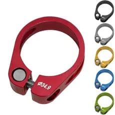 1 Pçs Braçadeira De Selim De Bicicleta Liga De Alumínio 31.8/34.9MM Bloqueio Espigão Tubo Clipe