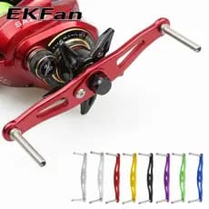 EKFan 110mm Aluminum Alloy Baitcasting fishing reel handle for abu daiwa shimano 7*4/8*5mm hole Lure Reel diy parts