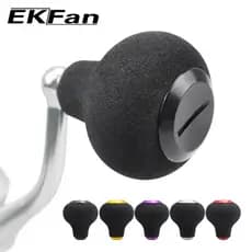 EKFan EVA material Fishing Reel knob 35mm diameter for Daiwa Shimano DIY Spinning Baitcasting fishing reel parts