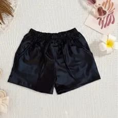 Shorts infantil meninas couro cirre 02 ao 10 moda blogueirinha mini diva verão