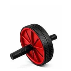 Roda Rolo Exercicios Abdominal Lombar Fortalecimento Vermelho