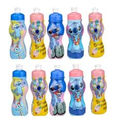 KIT com 10/15/25 Garrafinhas  Stitch Frozen Homen Aranha 250ml Lembraça de aniversário escolar festa