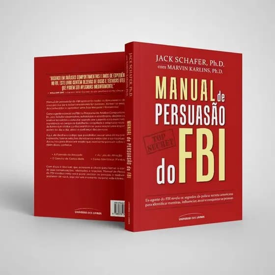 Livro  Manual de persuasão do FBI por SCHAFER, JACK