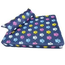 Colchão Cama Pet Para Cachorro C/Zíper Caminha Cães e Gatos Fundo Impermeável
