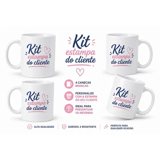 KIT MARY ELLEN CANECAS PIONEIROS